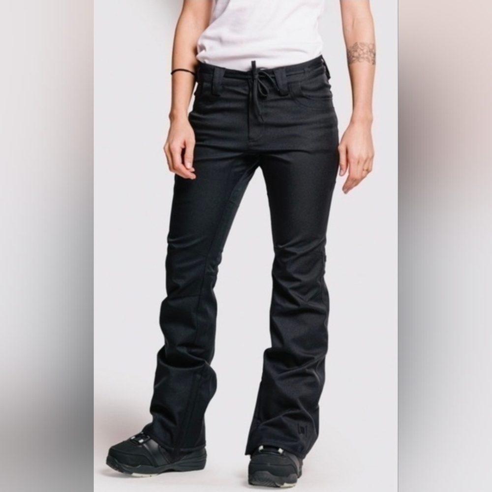 NWT L1 Premium Goods Heartbreaker Twill Snowboard Pants - Small Black Womens S/P